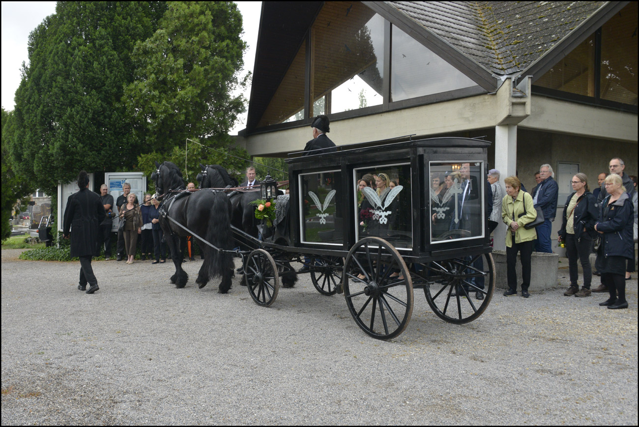 Der Letzte Weg Des Herrn Anton Taborsky Am Juni Am Friedhof